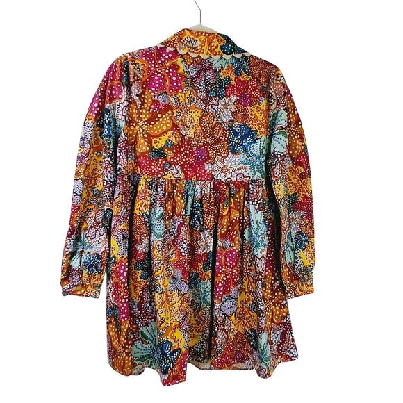 Kika Vargas x Target SZ S Anemone Floral Mini Dress Oversized - Picture 6 of 8